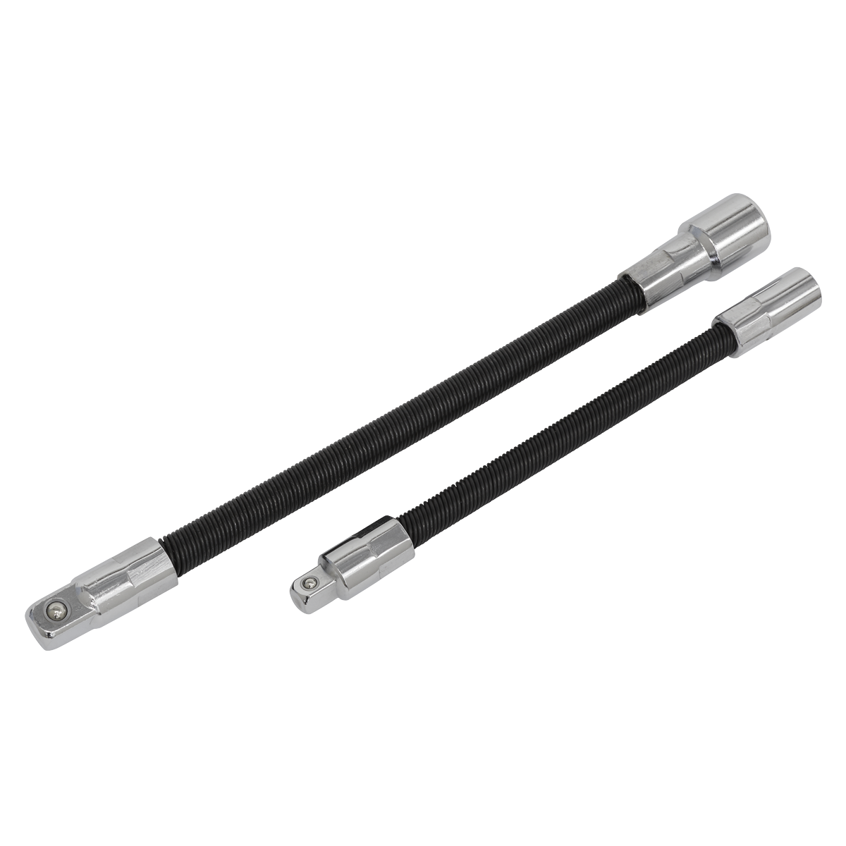 Premier Flexible Extension Adaptor Set 1/4"Sq x 150mm & 3/8"Sq x 200mm 2pc