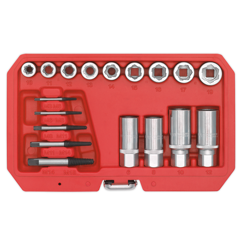 Premier Bolt, Stud & Screw Extractor Set 18pc
