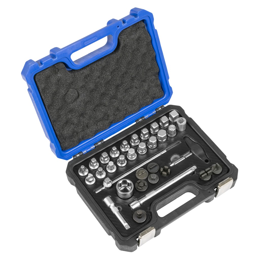 Master Oil Drain Plug Removal Kit 33pc