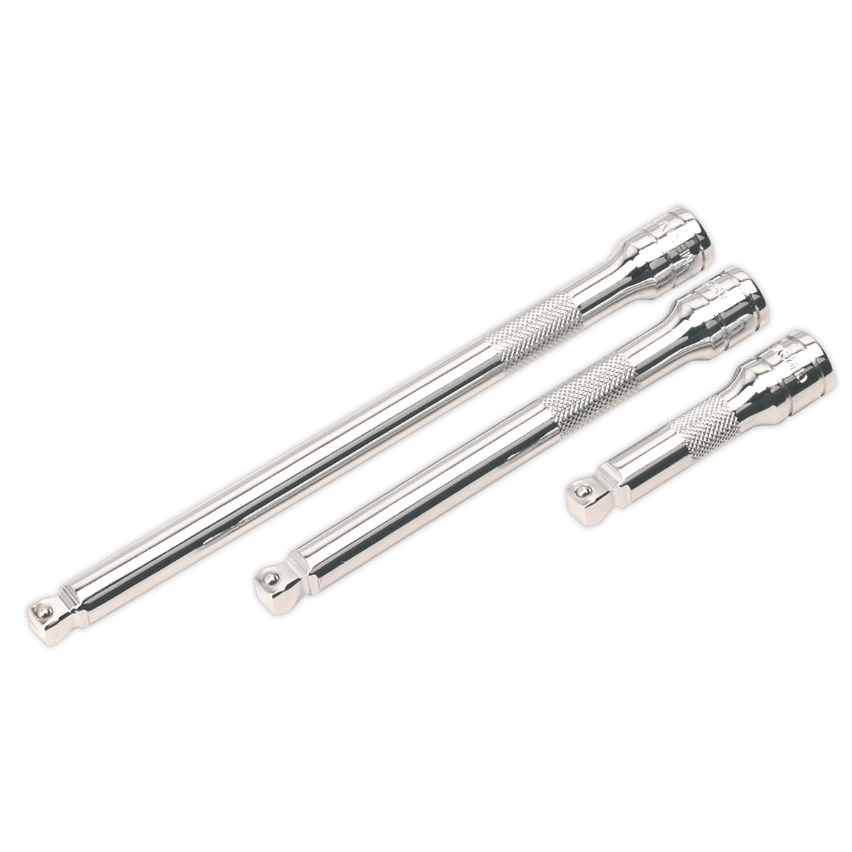 Premier Wobble/Rigid Extension Bar Set 3/8"Sq Drive 3pc