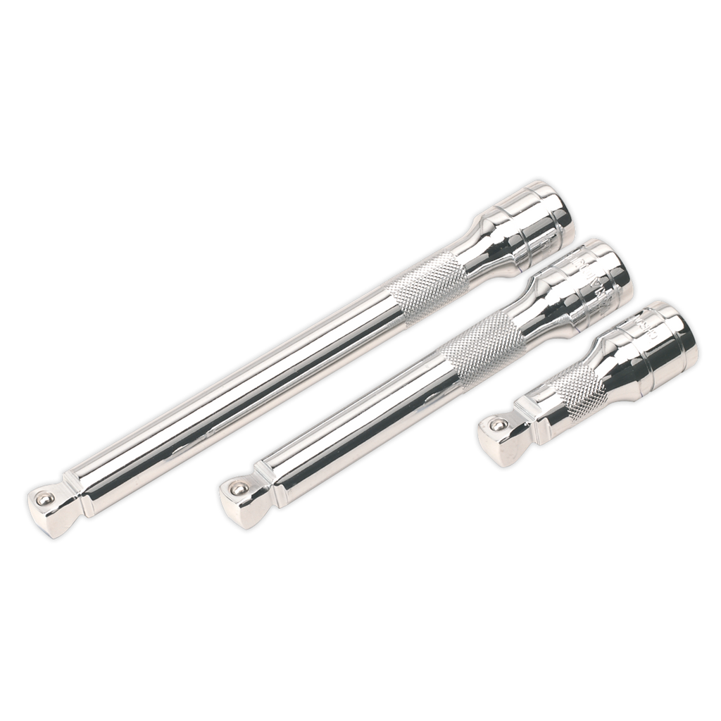 Premier Wobble/Rigid Extension Bar Set 1/2"Sq Drive 3pc