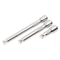 Premier Wobble/Rigid Extension Bar Set 1/2"Sq Drive 3pc