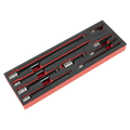 Premier Black Wobble/Rigid Extension Bar Set 1/4", 3/8" & 1/