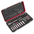 Premier Platinum Socket Set 1/4"Sq Drive 49pc