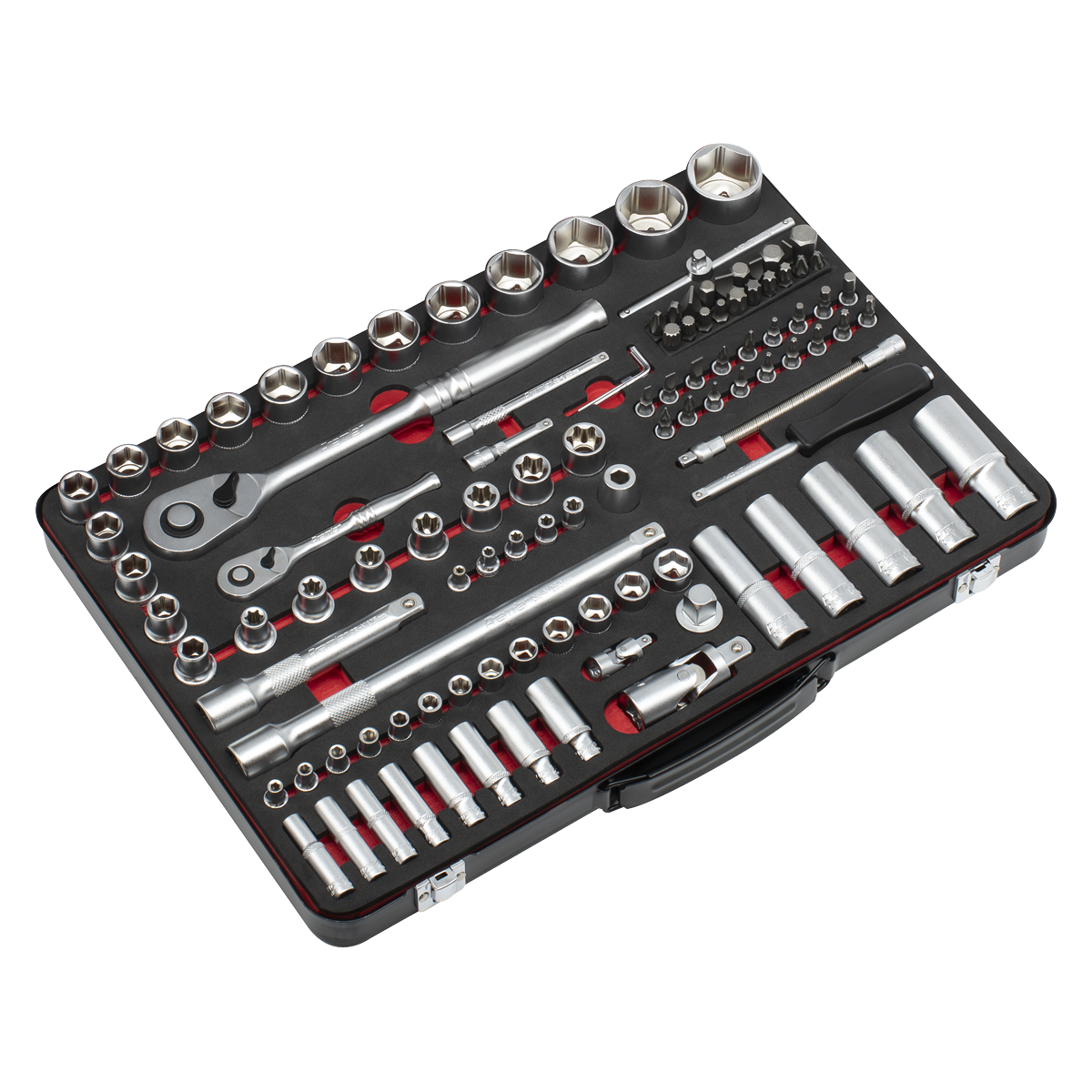 Premier Platinum Socket Set 1/4" & 1/2"Sq Drive 108pc