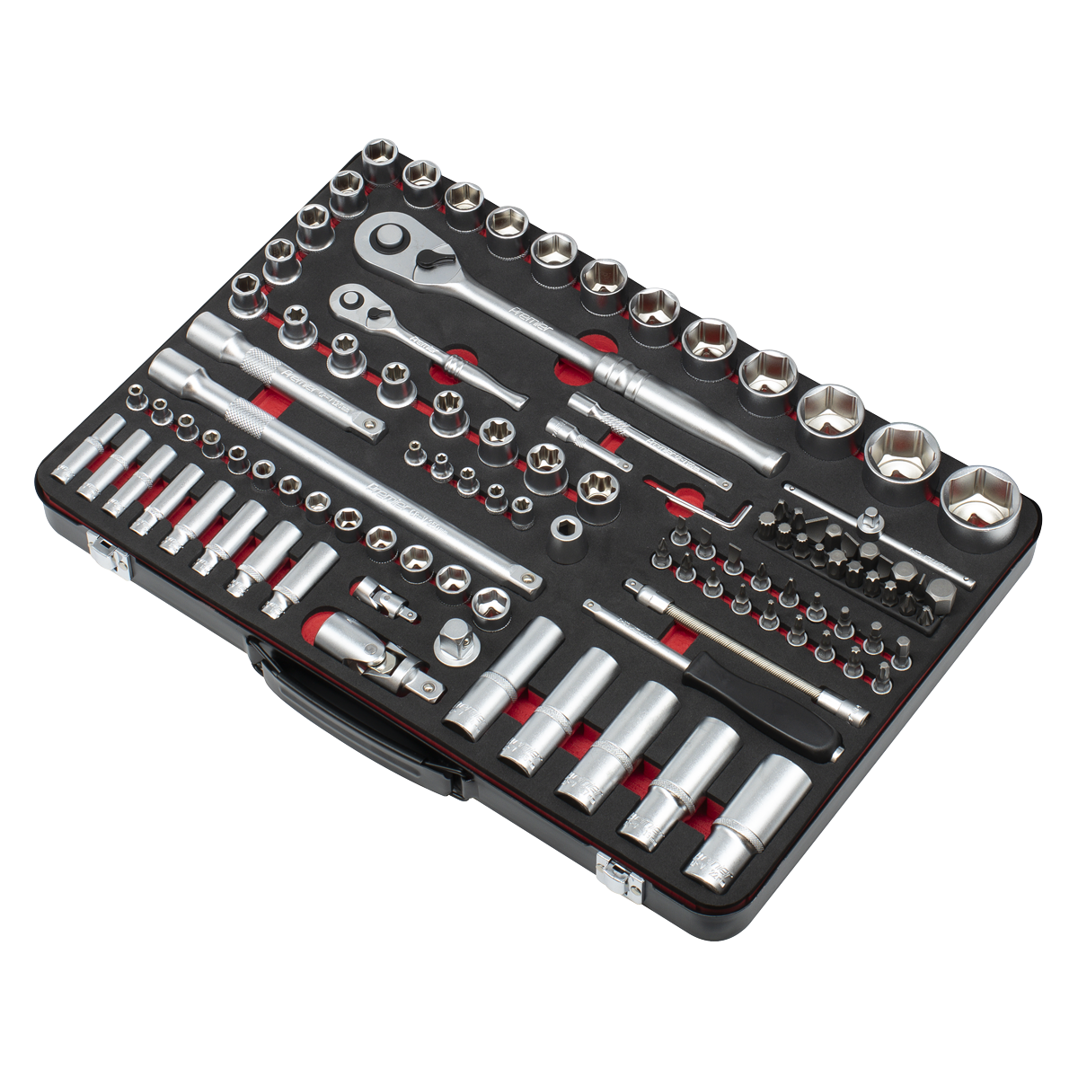 Premier Platinum Socket Set 1/4" & 1/2"Sq Drive 108pc