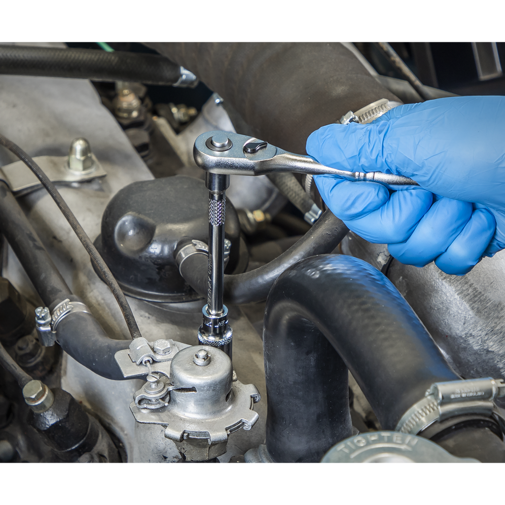 Premier Platinum Ratchet Wrench with Flip Reverse 1/4"Sq Dri