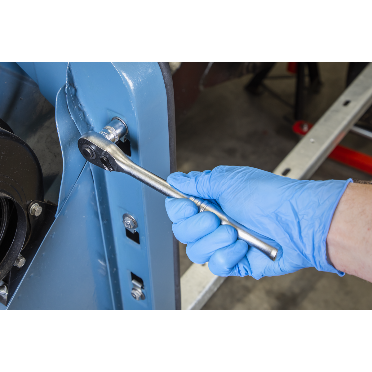 Premier Platinum Ratchet Wrench with Flip Reverse 3/8"Sq Drive 90-Tooth