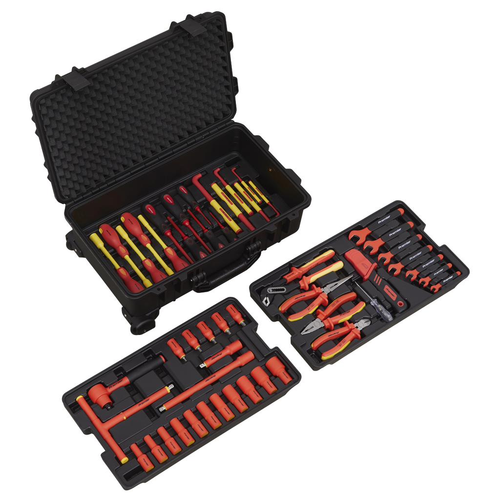 Premier Insulated Tool Kit 3/8"Sq Drive 1000V 50pc - VDE Approved
