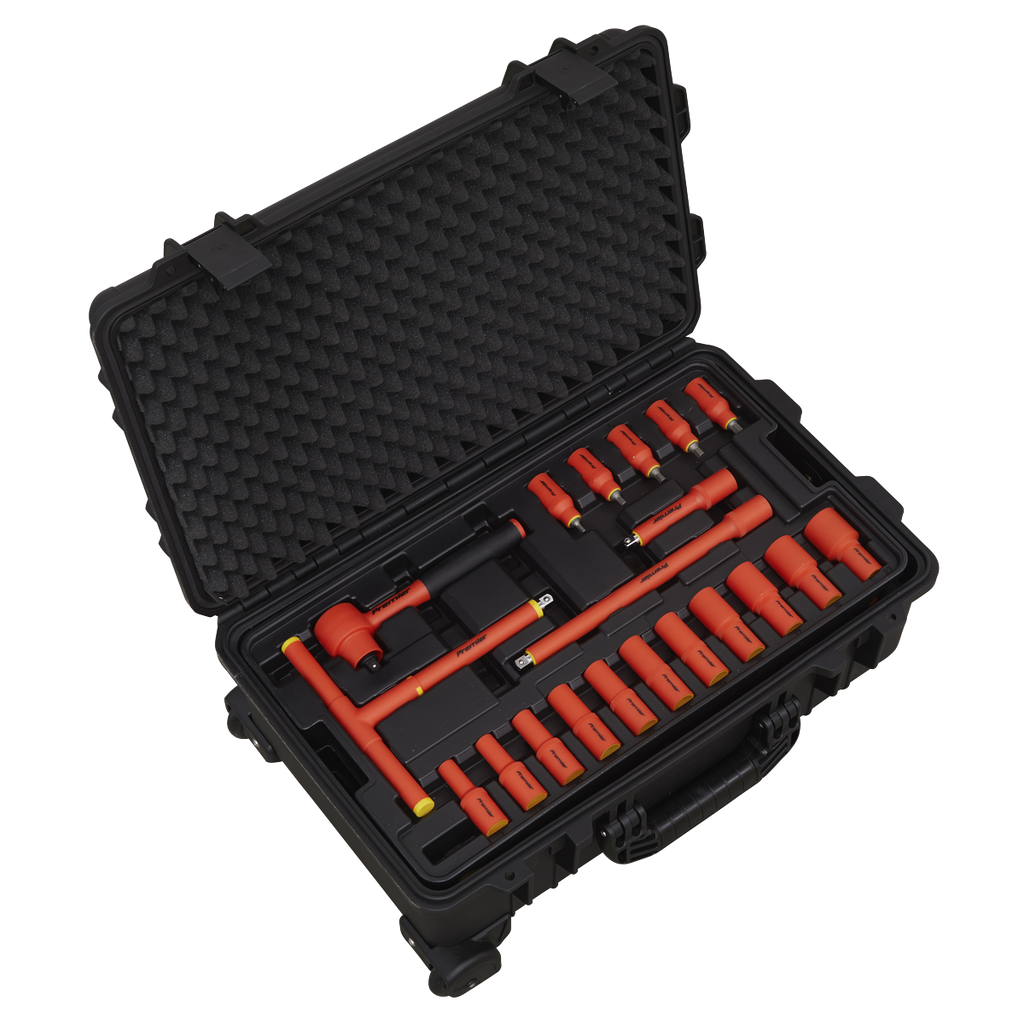 Premier Insulated Tool Kit 3/8"Sq Drive 1000V 50pc - VDE Approved