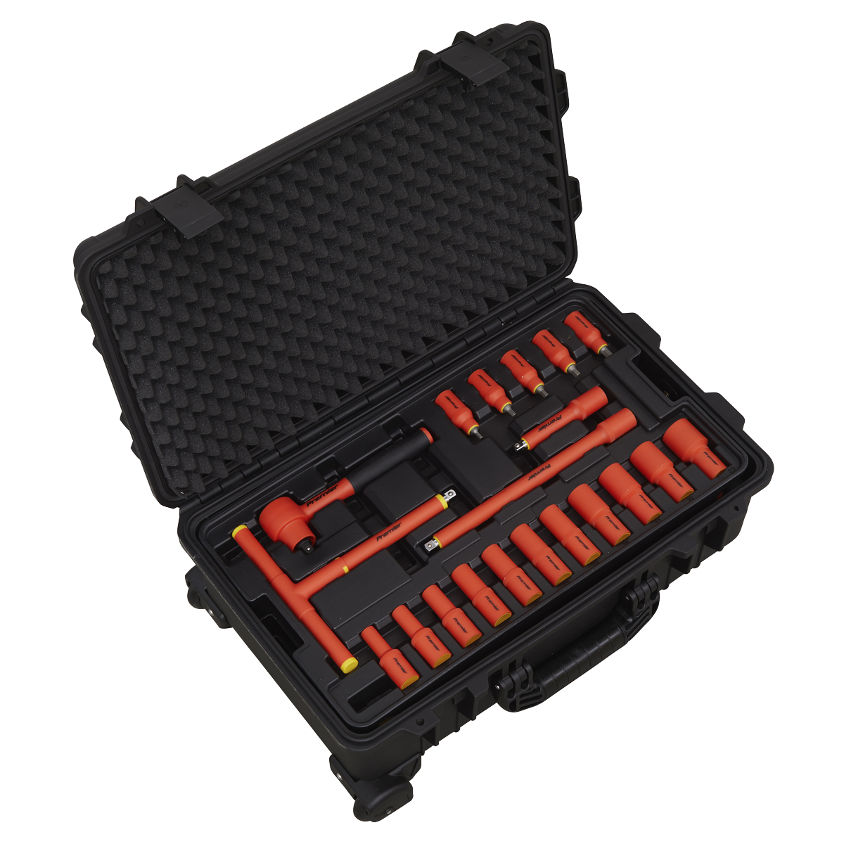 Premier Insulated Tool Kit 3/8"Sq Drive 1000V 50pc - VDE Approved