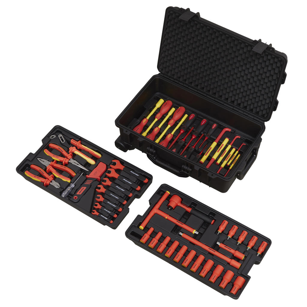 Premier Insulated Tool Kit 3/8"Sq Drive 1000V 50pc - VDE Approved