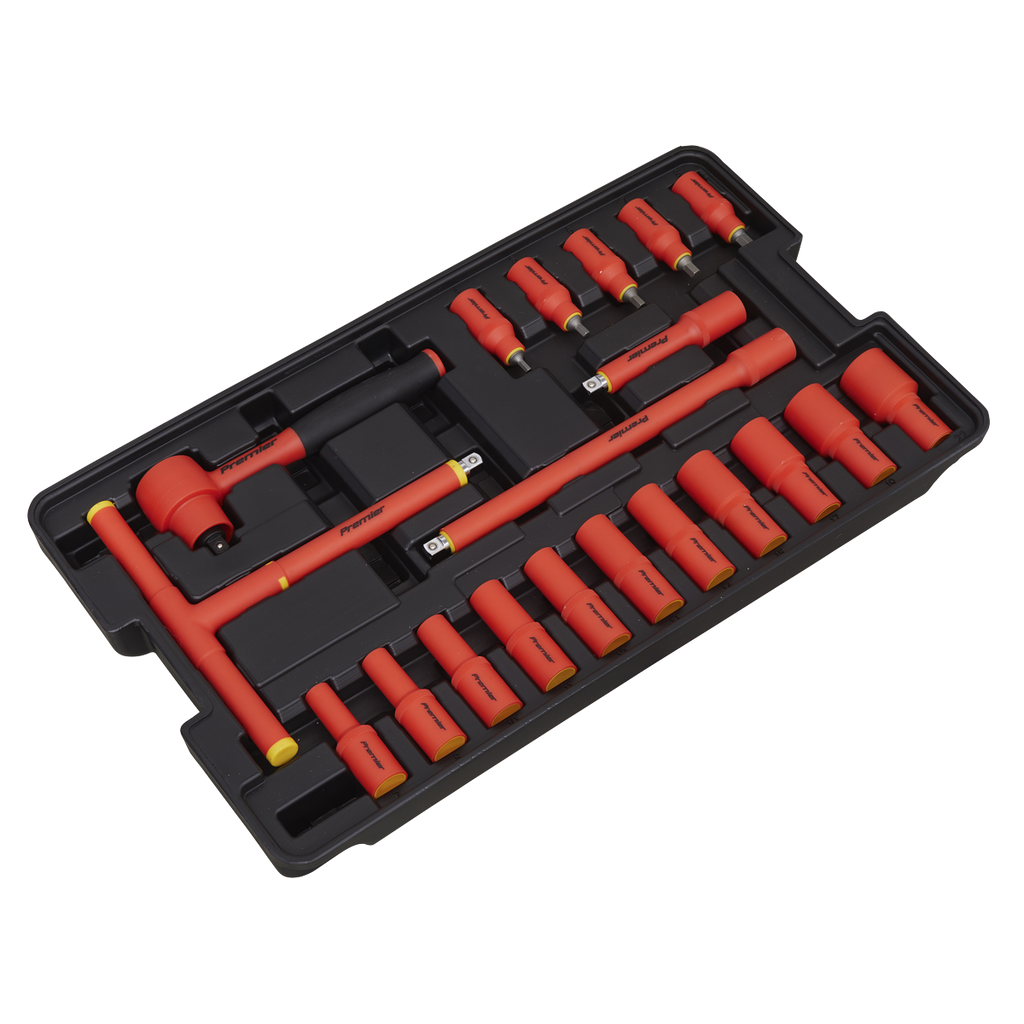 Premier Insulated Tool Kit 3/8"Sq Drive 1000V 50pc - VDE Approved