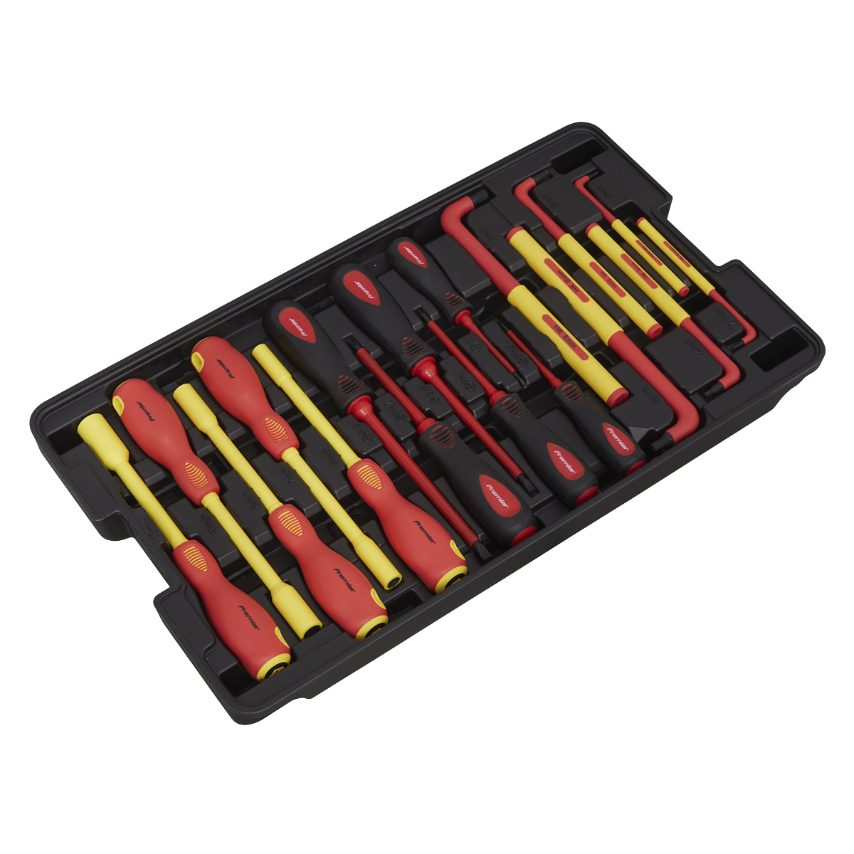 Premier Insulated Tool Kit 3/8"Sq Drive 1000V 50pc - VDE Approved
