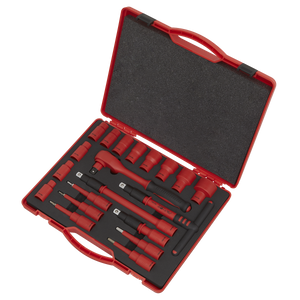 Premier Insulated Socket Set 1/2"Sq Drive 20pc - VDE Approved