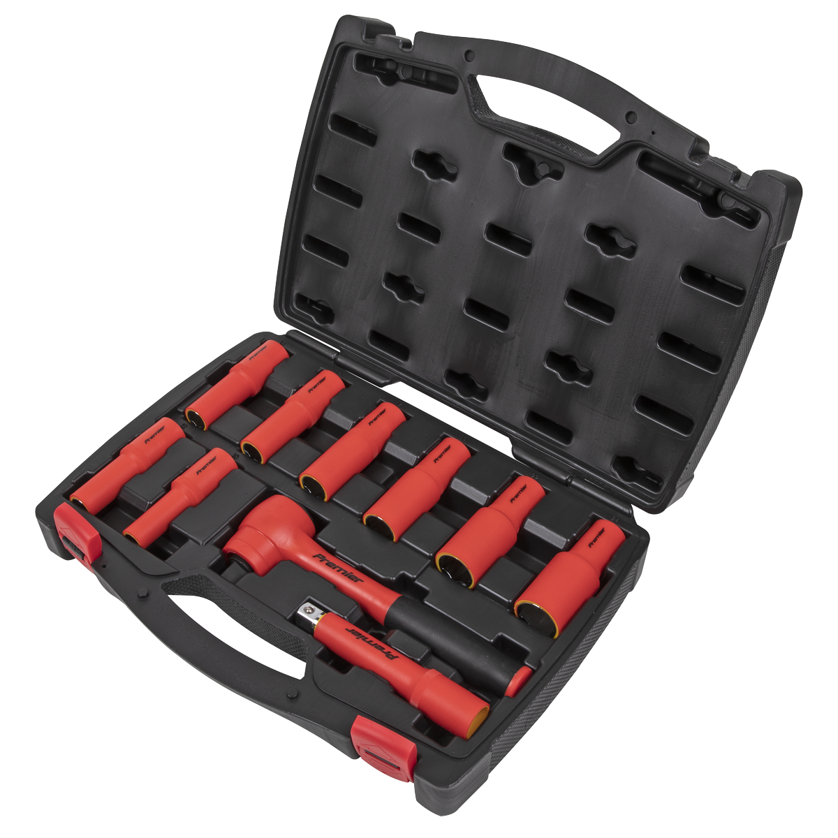 Premier Insulated Socket Set 1/2"Sq Drive 10pc - VDE Approved