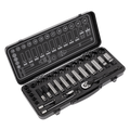 Premier Black Socket Set 3/8"Sq Drive 34pc