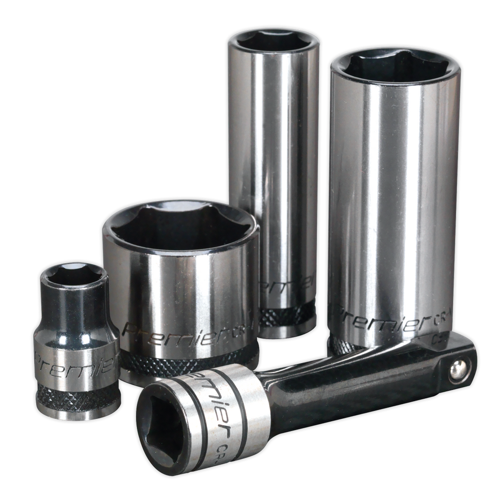Premier Black Socket Set 3/8"Sq Drive 34pc