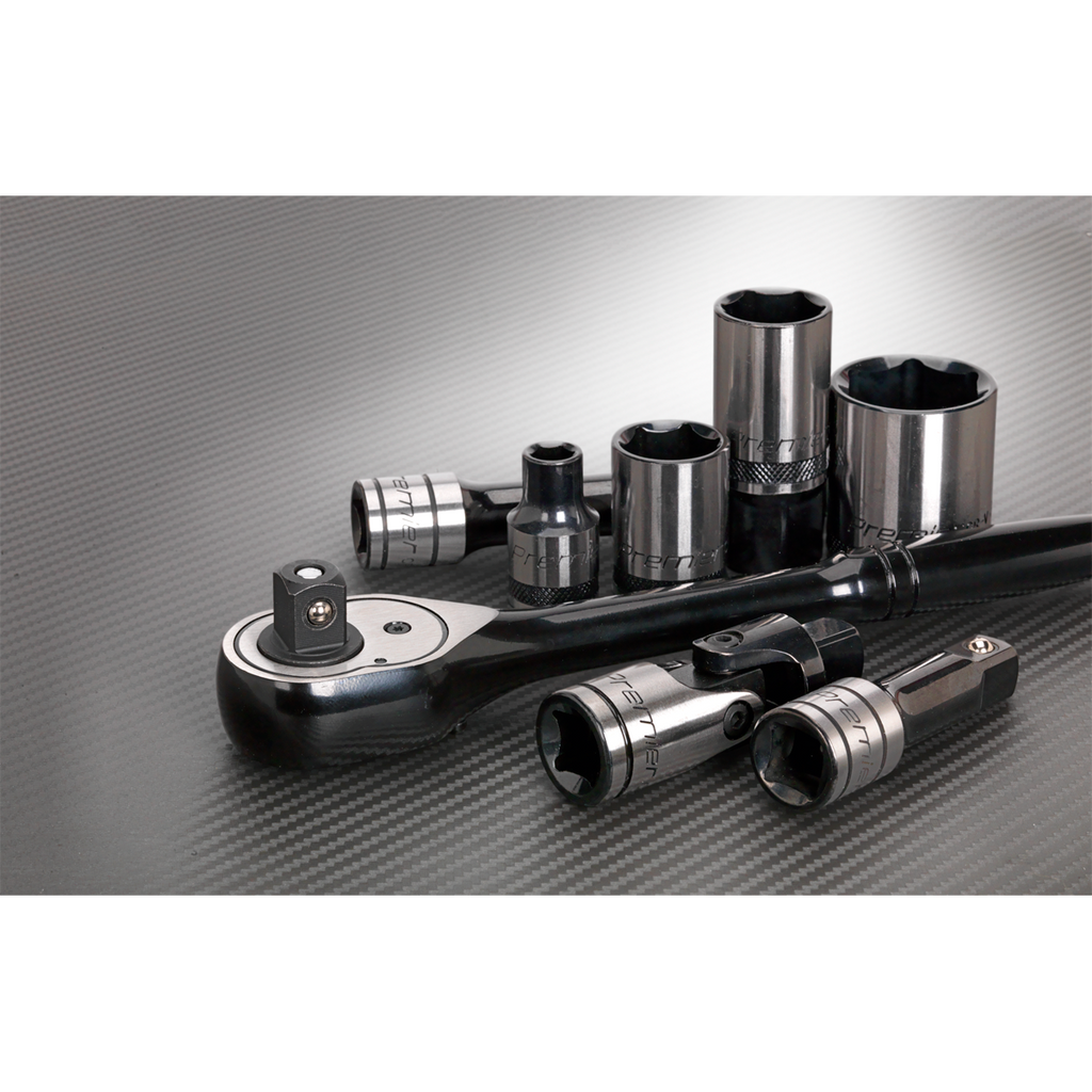 Premier Black Socket Set 1/2"Sq Drive 28pc