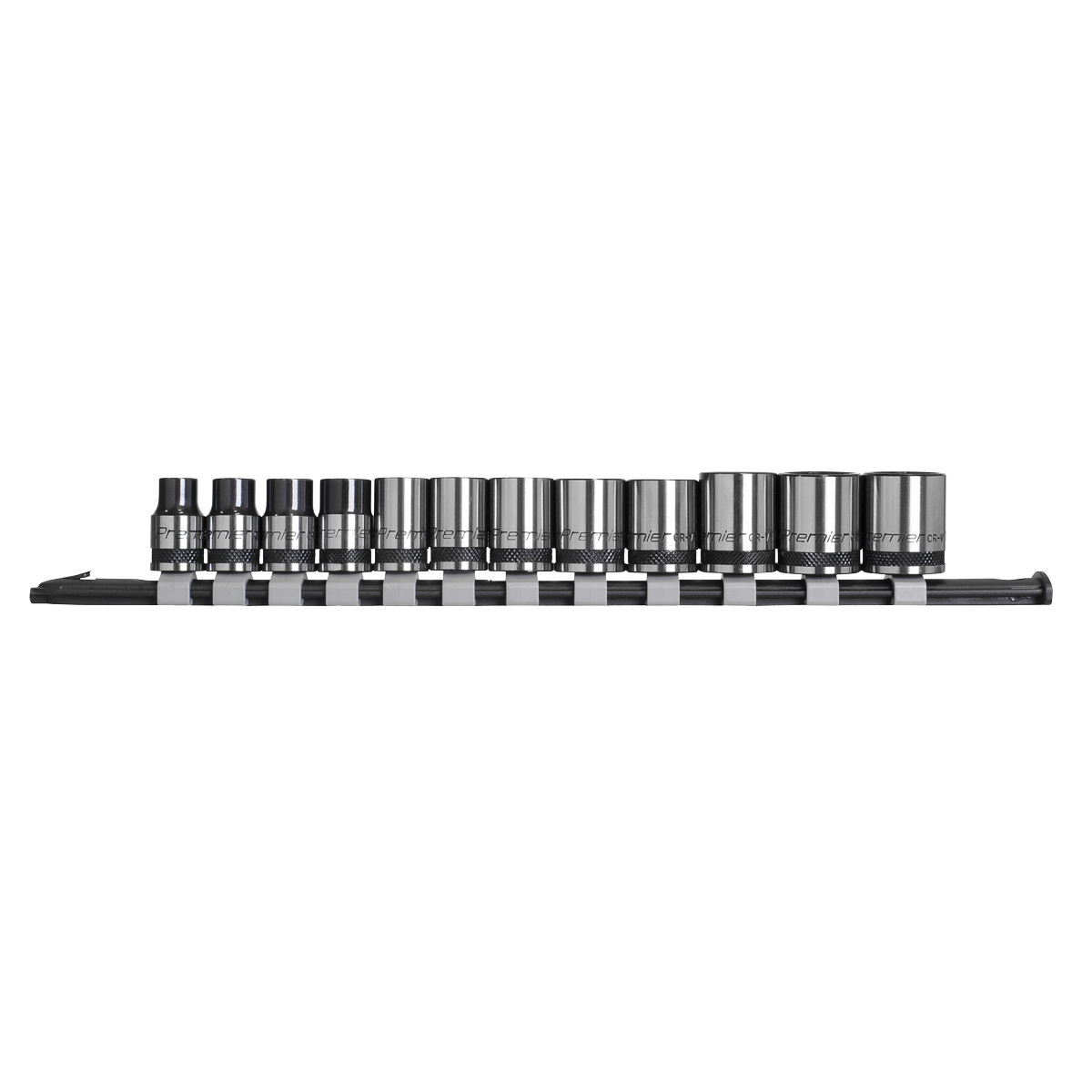 Premier Black Socket Set 3/8"Sq Drive 12pc