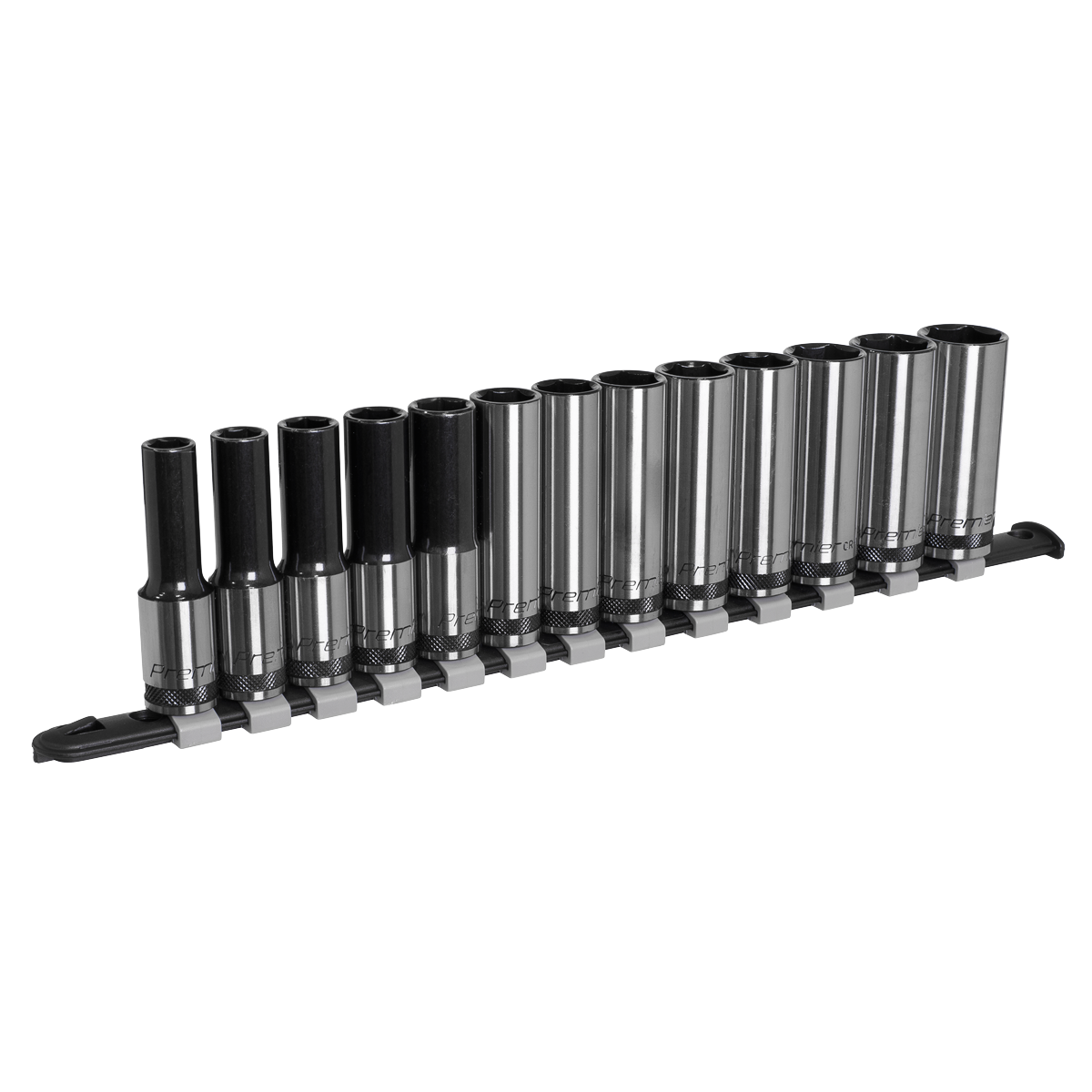 Premier Black Deep Socket Set 1/2"Sq Drive 13pc