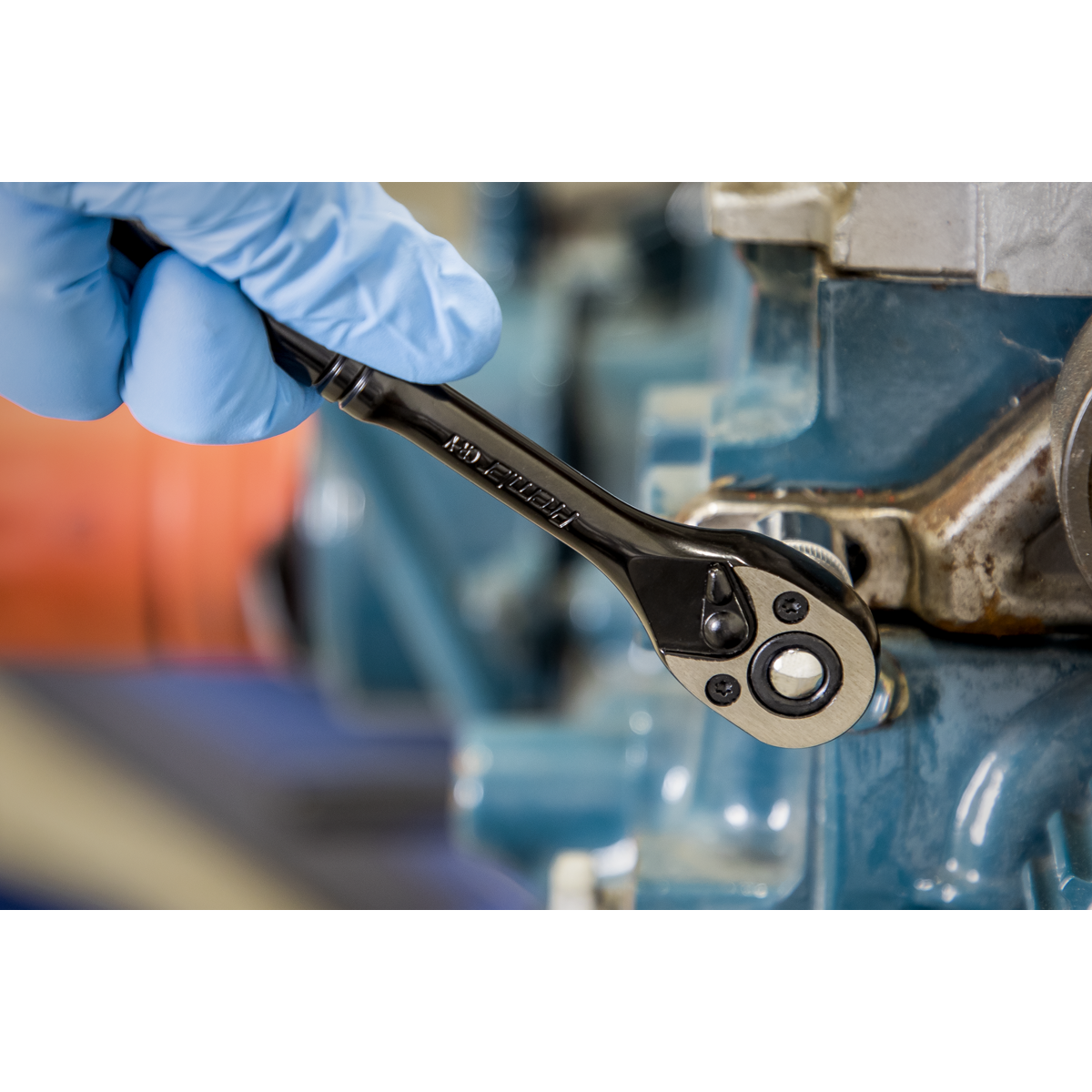 Premier Black Ratchet Wrench 1/4"Sq Drive
