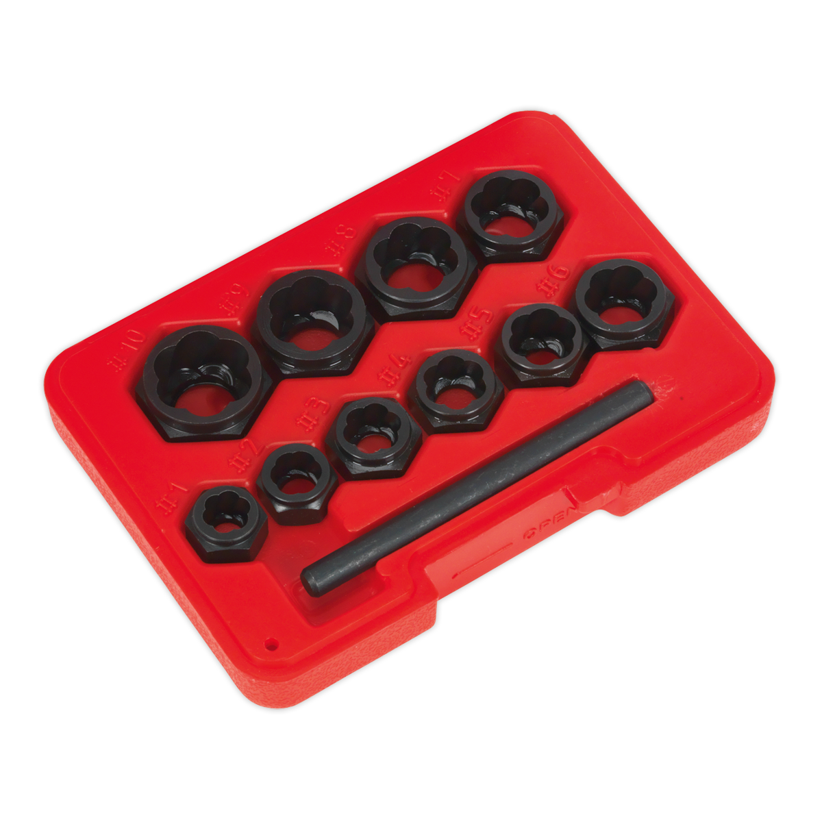 Spanner Type Bolt Extractor Set 11pc