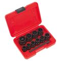 Spanner Type Bolt Extractor Set 3/8"Sq Drive 11pc
