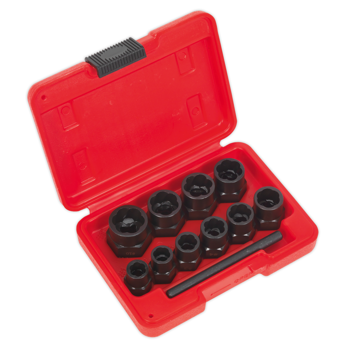 Spanner Type Bolt Extractor Set 3/8"Sq Drive 11pc