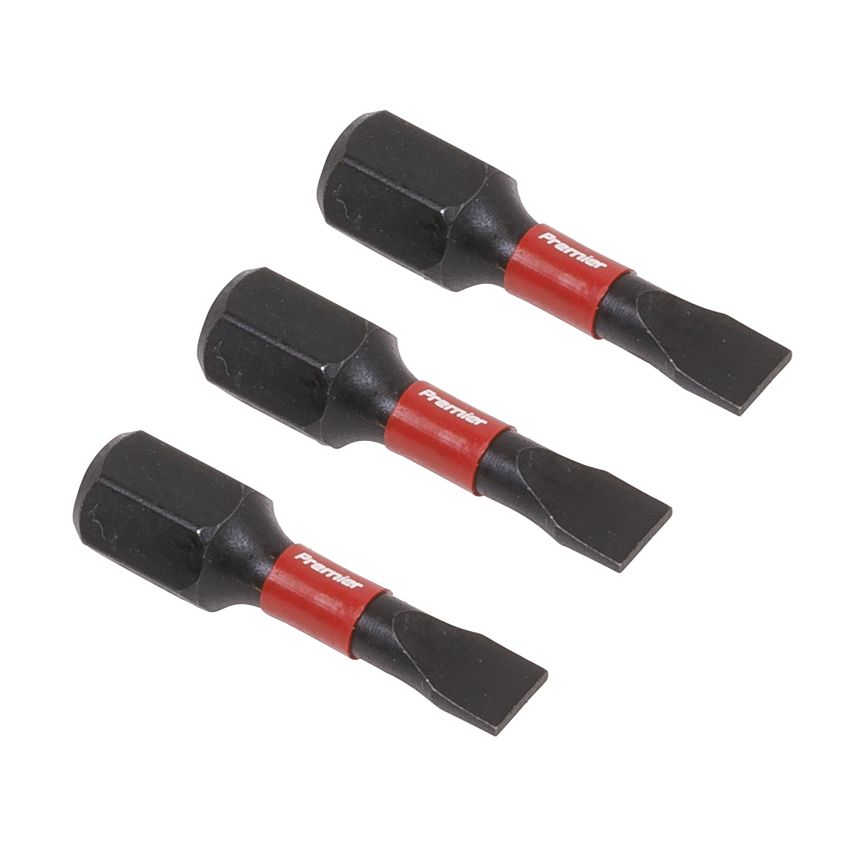 Premier Slotted Impact Power Tool Bits 4.5 x 25mm 3pc