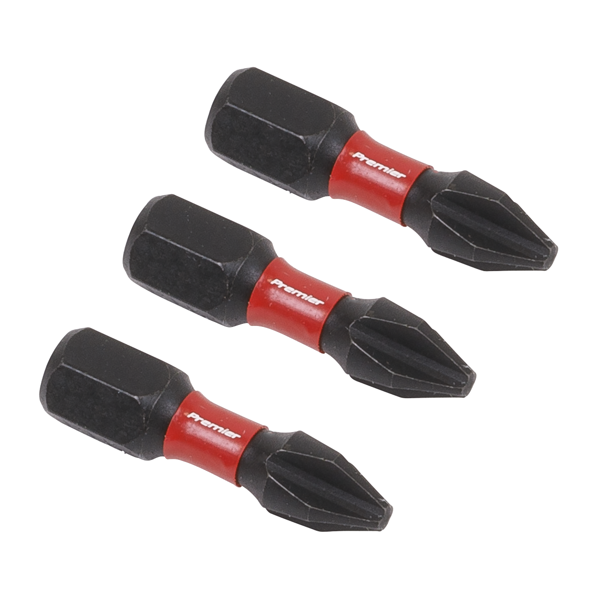 Premier Phillips Impact Power Tool Bits #2 x 25mm 3pc