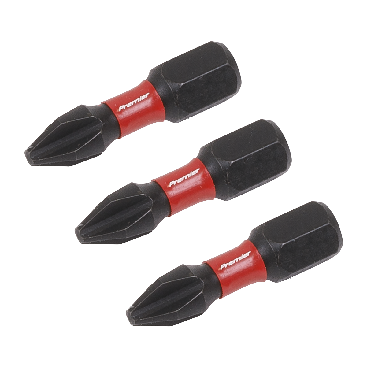 Premier Phillips Impact Power Tool Bits #2 x 25mm 3pc