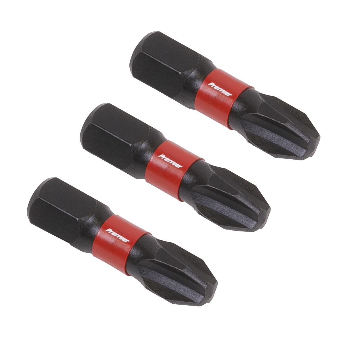 Premier Phillips Impact Power Tool Bits #3 x 25mm 3pc