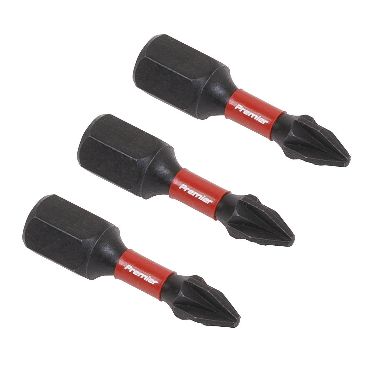 Premier Pozi Impact Power Tool Bits #1 x 25mm 3pc