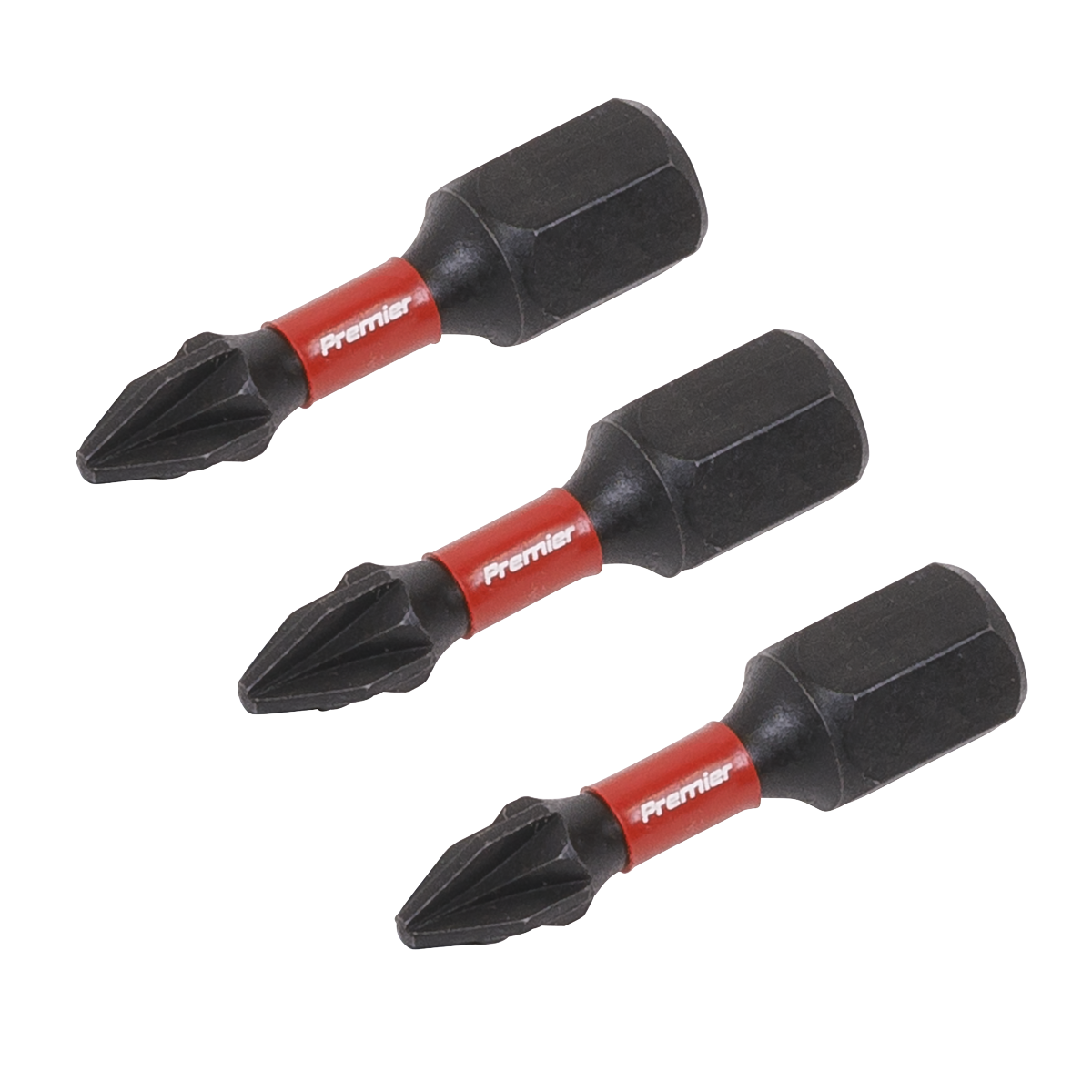 Premier Pozi Impact Power Tool Bits #1 x 25mm 3pc