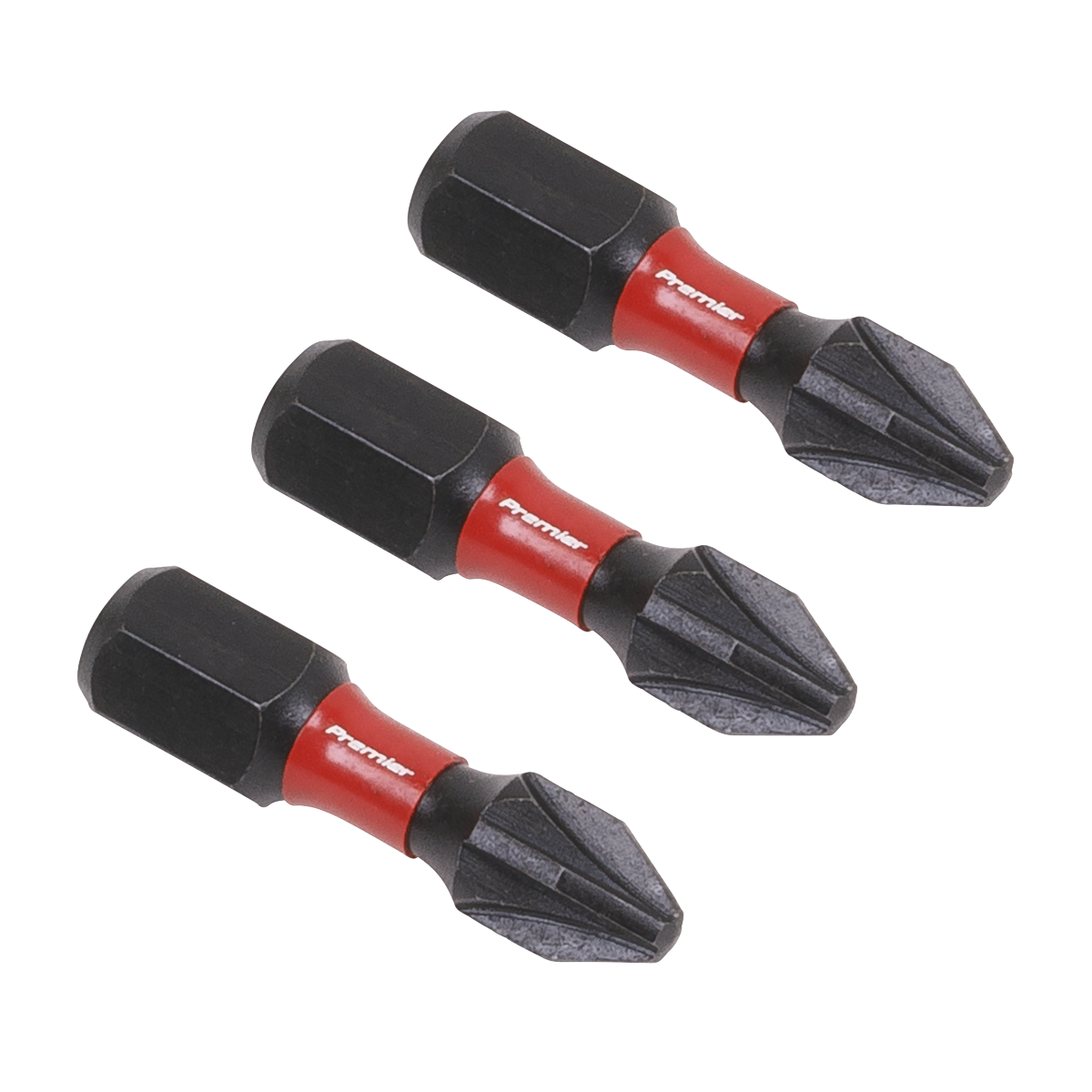 Premier Pozi Impact Power Tool Bits #2 x 25mm 3pc