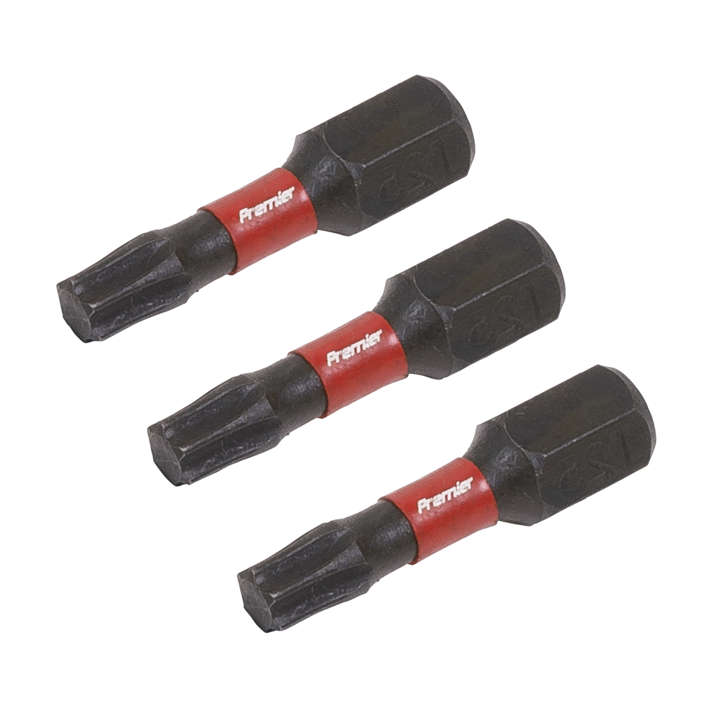 Premier TRX-Star* Impact Power Tool Bits T25 x 25mm 3pc