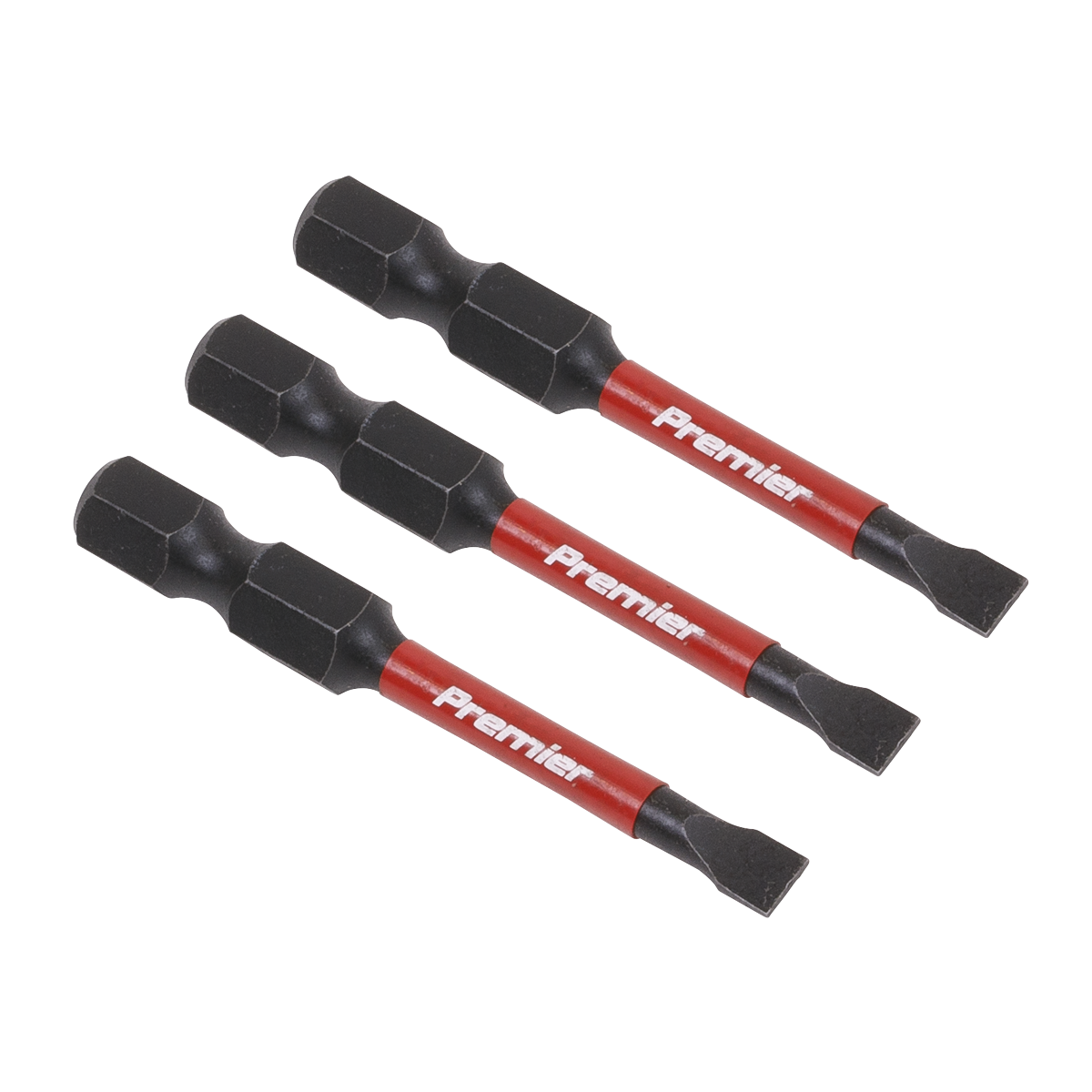 Premier Slotted Impact Power Tool Bits 4.5 x 50mm 3pc