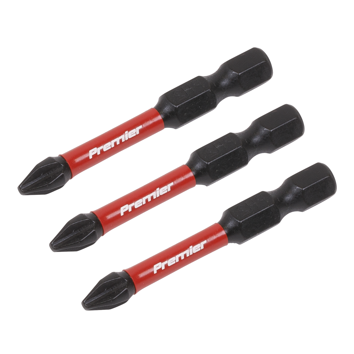 Premier Phillips Impact Power Tool Bits #2 x 50mm 3pc