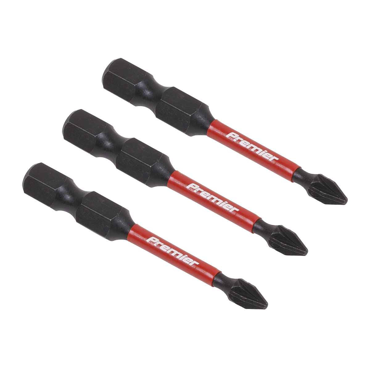 Premier Pozi Impact Power Tool Bits #1 x 50mm 3pc