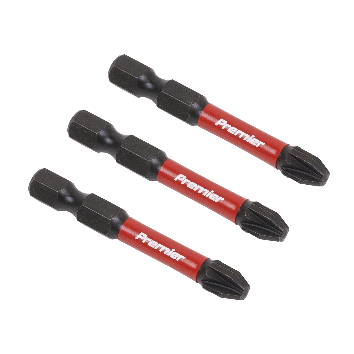 Premier Pozi Impact Power Tool Bits #3 x 50mm 3pc