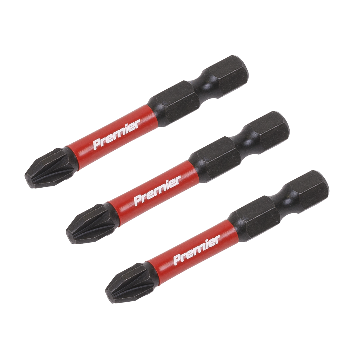 Premier Pozi Impact Power Tool Bits #3 x 50mm 3pc
