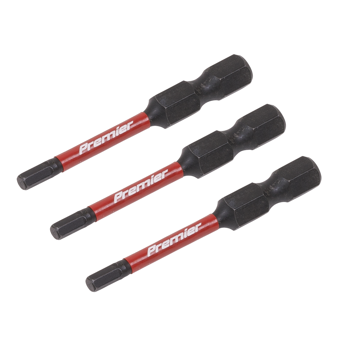 Premier Hex Impact Power Tool Bits 3 x 50mm 3pc