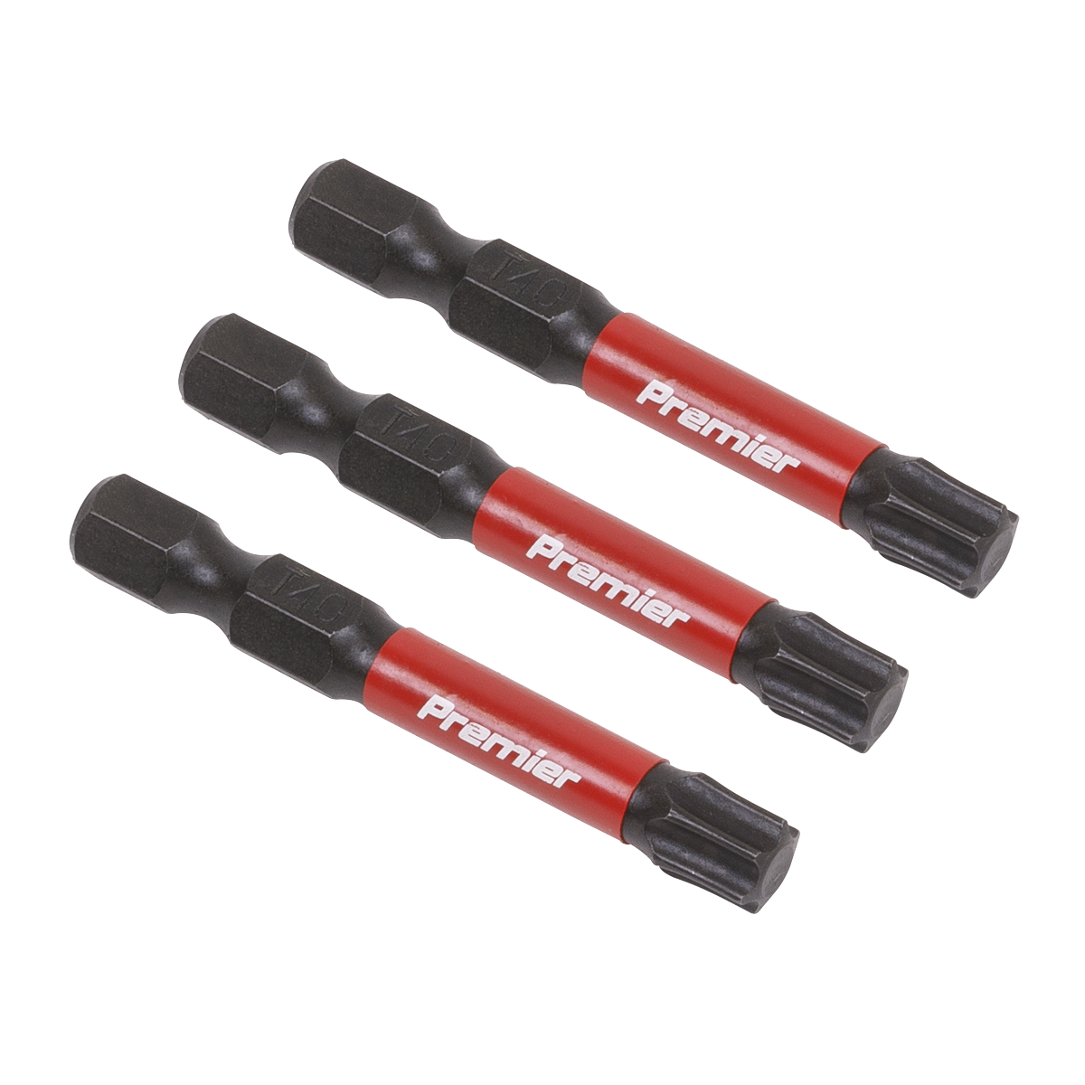Premier TRX-Star* Impact Power Tool Bits T40 x 50mm 3pc
