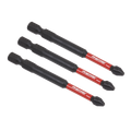 Premier Phillips Impact Power Tool Bits #2 x 75mm 3pc