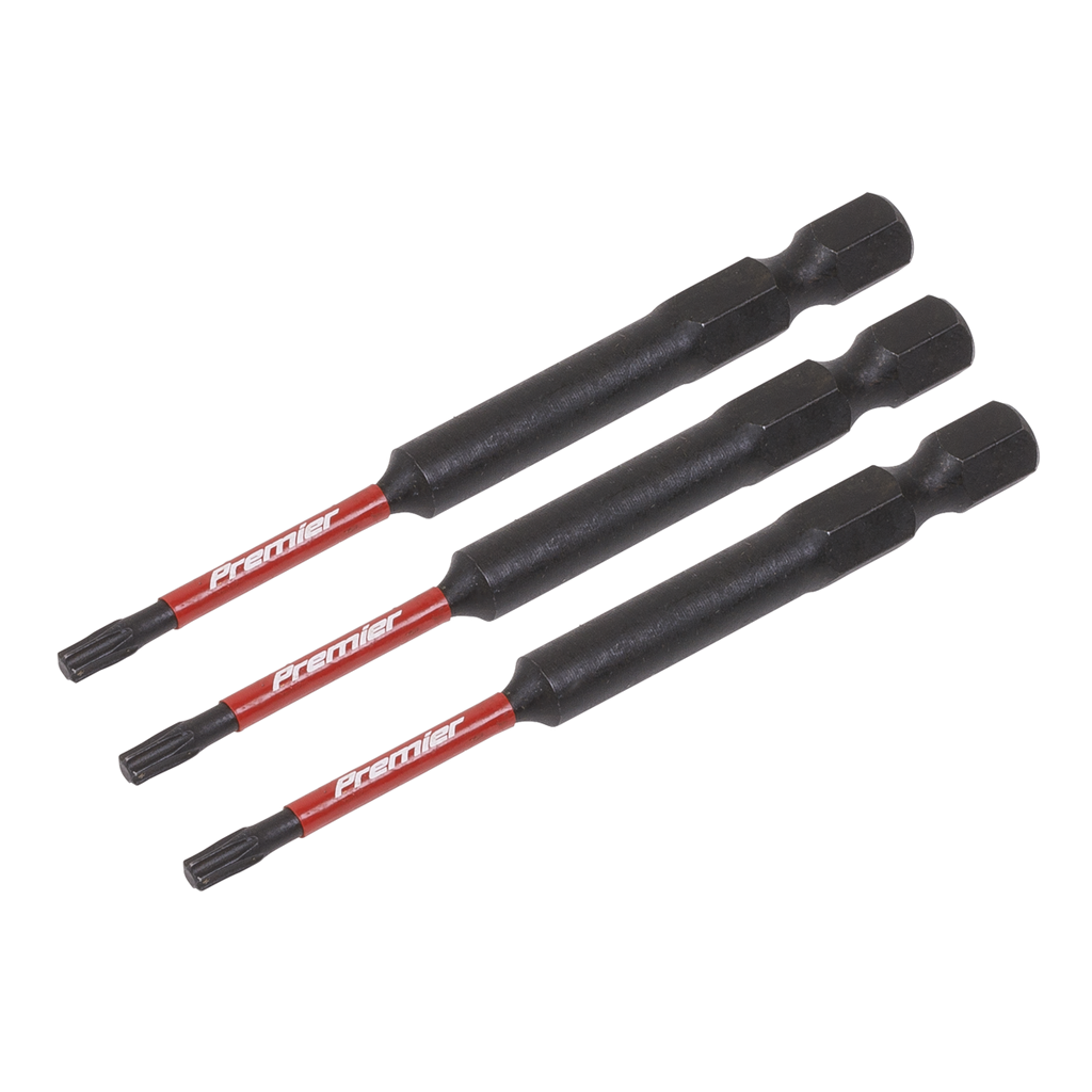 Premier TRX-Star* Impact Power Tool Bits T10 x 75mm 3pc
