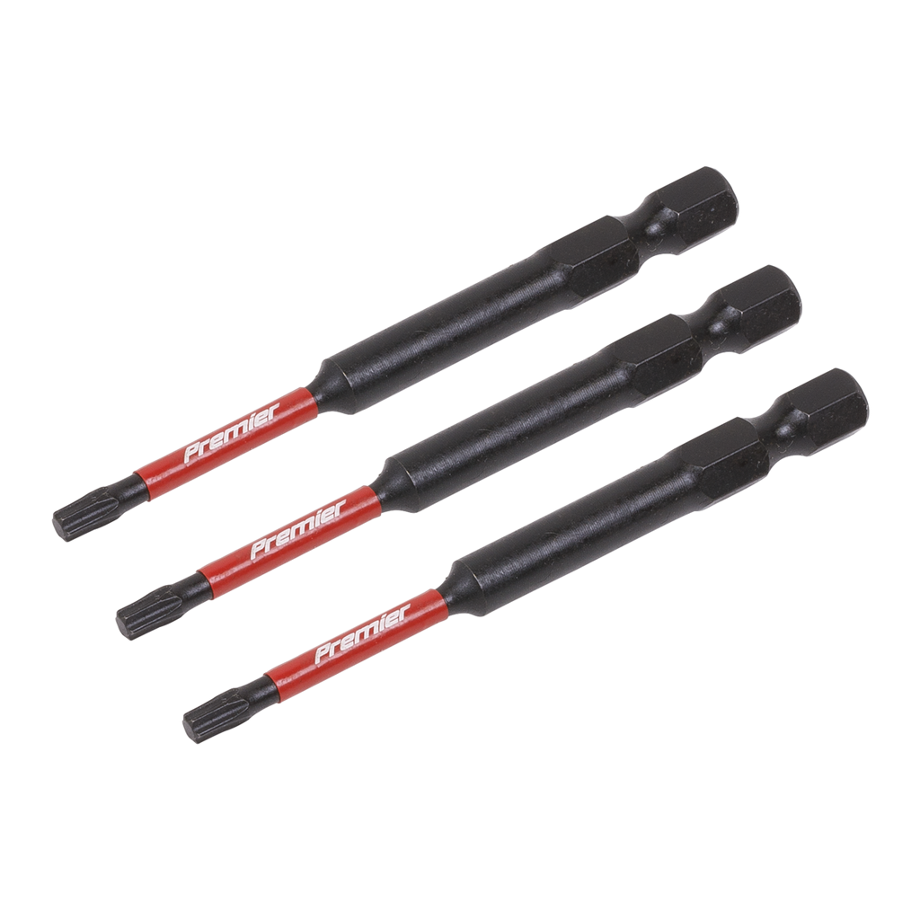 Premier TRX-Star* Impact Power Tool Bits T15 x 75mm 3pc