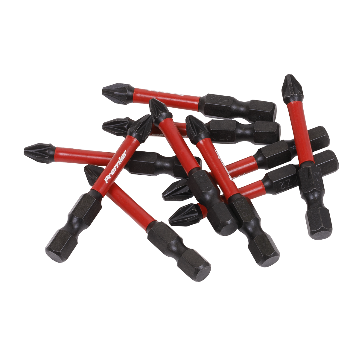 Premier Pozi Impact Power Tool Bits #2 x 50mm 10pc