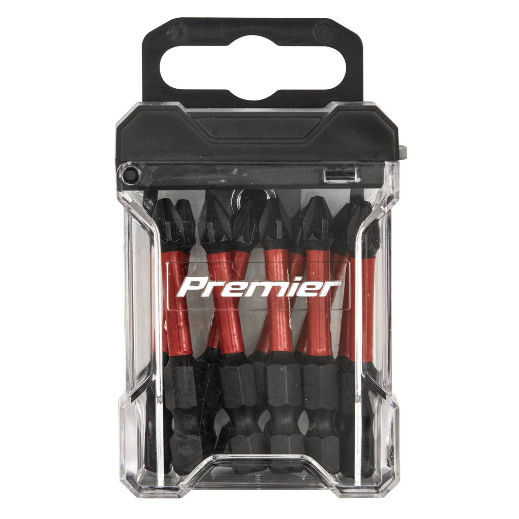 Premier Pozi Impact Power Tool Bits #2 x 50mm 10pc