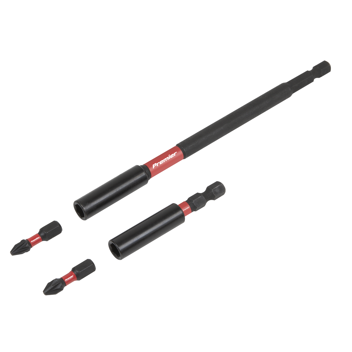 Premier Impact Grade Power Tool Bit Holder Set 4pc